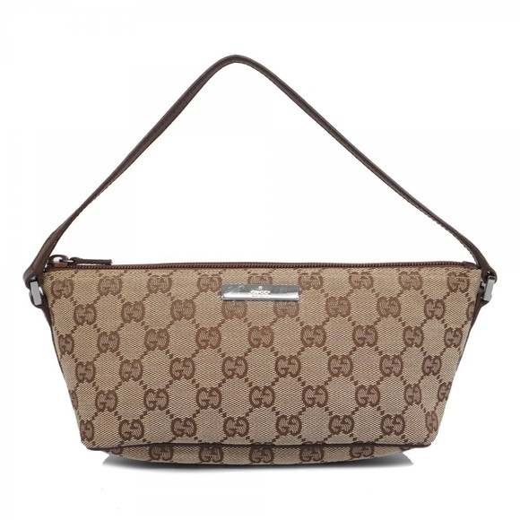 Gucci Brown Canvas GG Handbag - Picture 1 of 10
